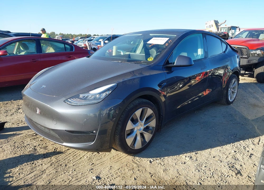2021 TESLA MODEL Y LONG RANGE DUAL MOTOR ALL-WHEEL DRIVE VIN: 5YJYGDEE1MF176900