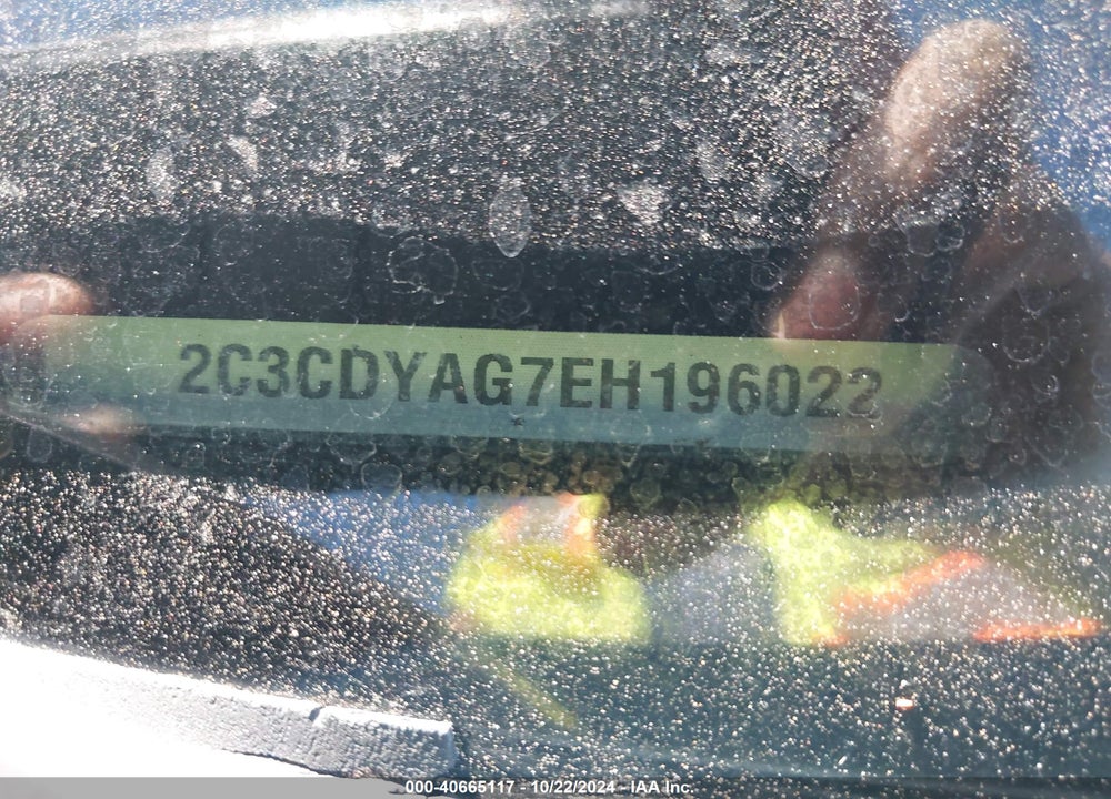 2014 DODGE CHALLENGER SXT VIN: 2C3CDYAG7EH196022