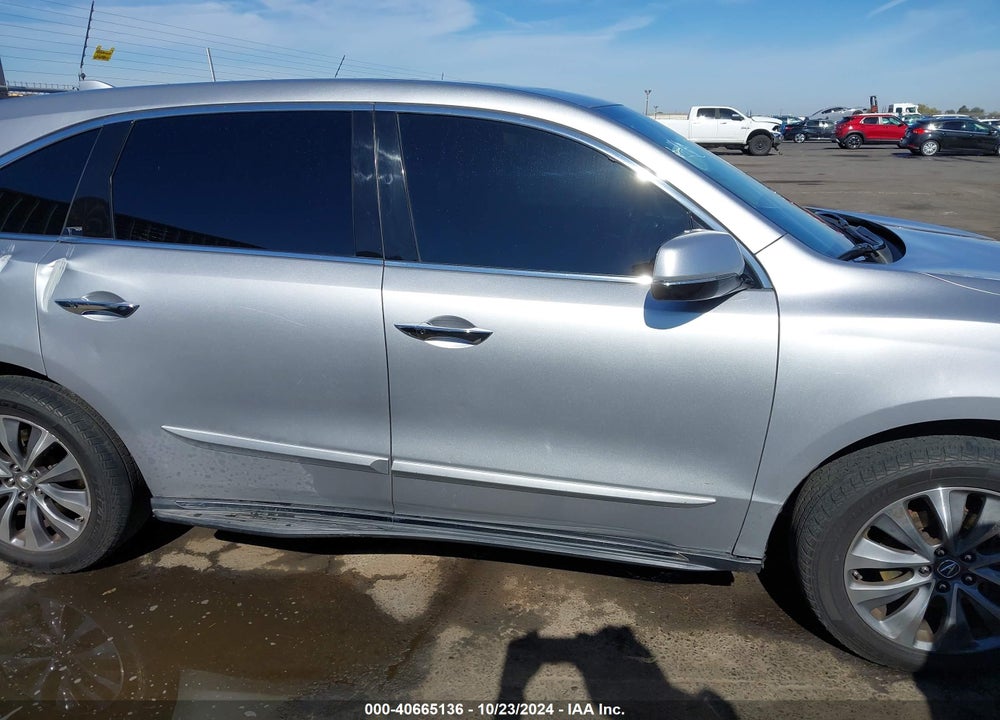 2015 ACURA MDX TECHNOLOGY PKG W/ENTERTAINMENT PKG VIN: 5FRYD4H65FB002262