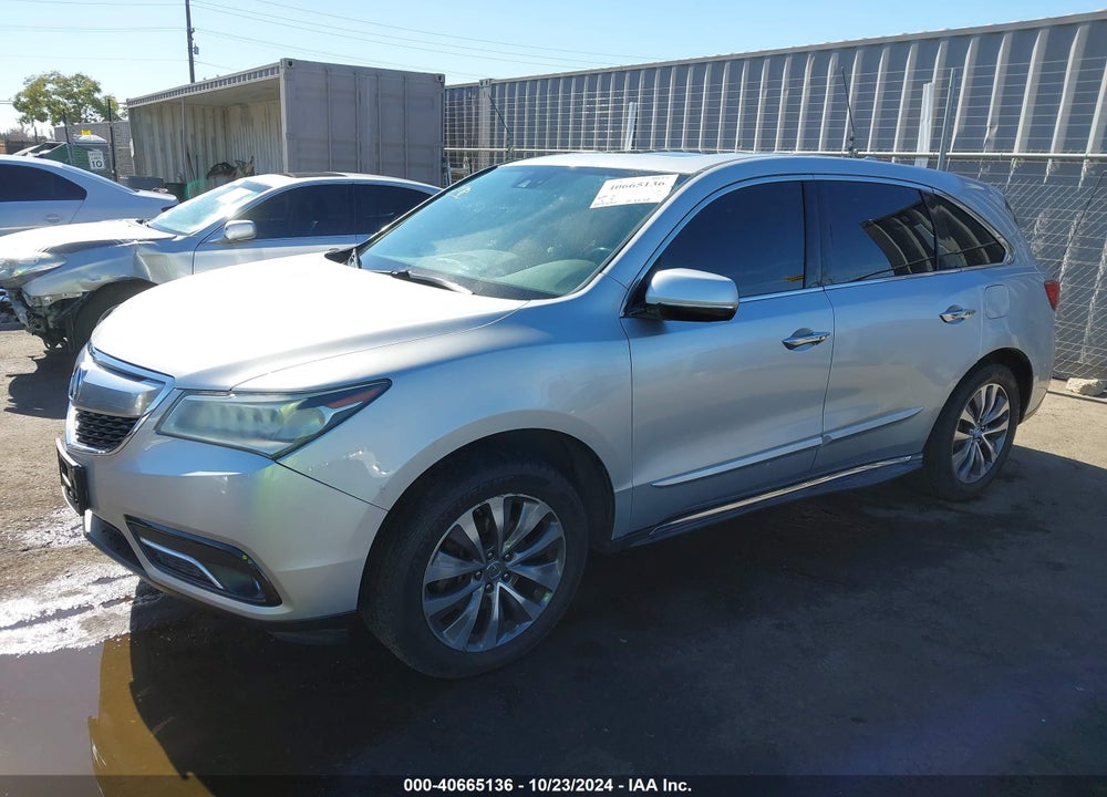 2015 ACURA MDX TECHNOLOGY PKG W/ENTERTAINMENT PKG VIN: 5FRYD4H65FB002262