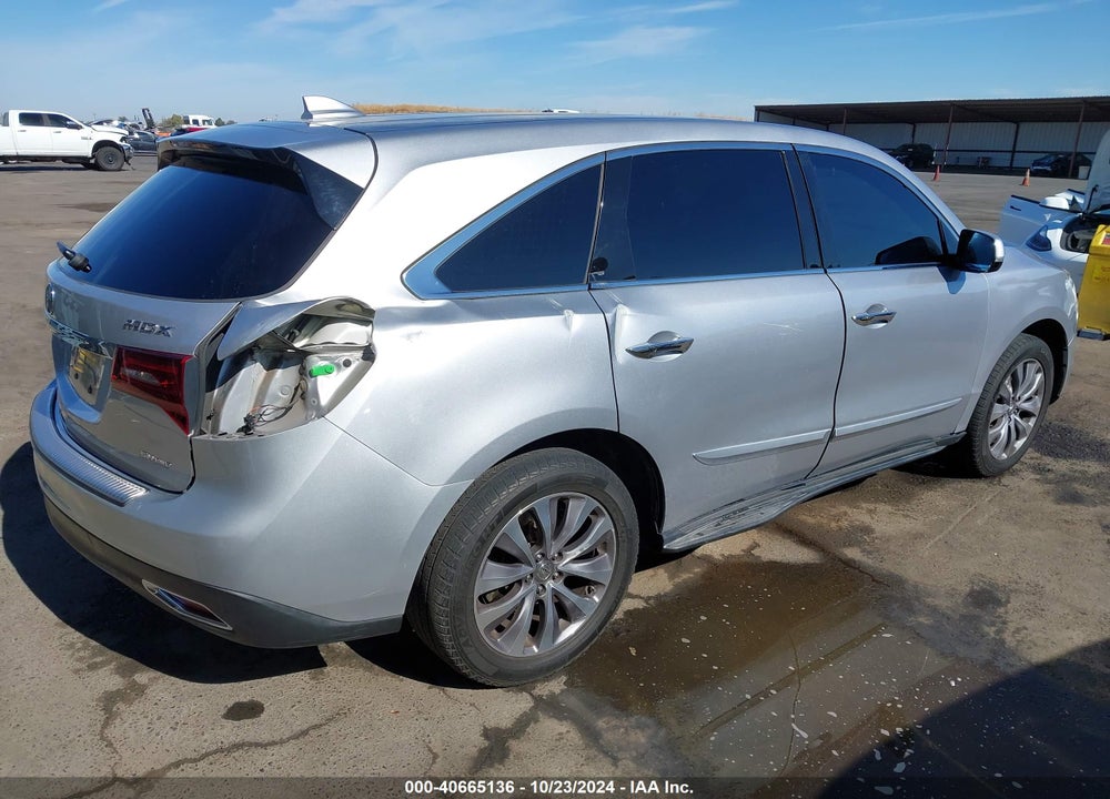 2015 ACURA MDX TECHNOLOGY PKG W/ENTERTAINMENT PKG VIN: 5FRYD4H65FB002262
