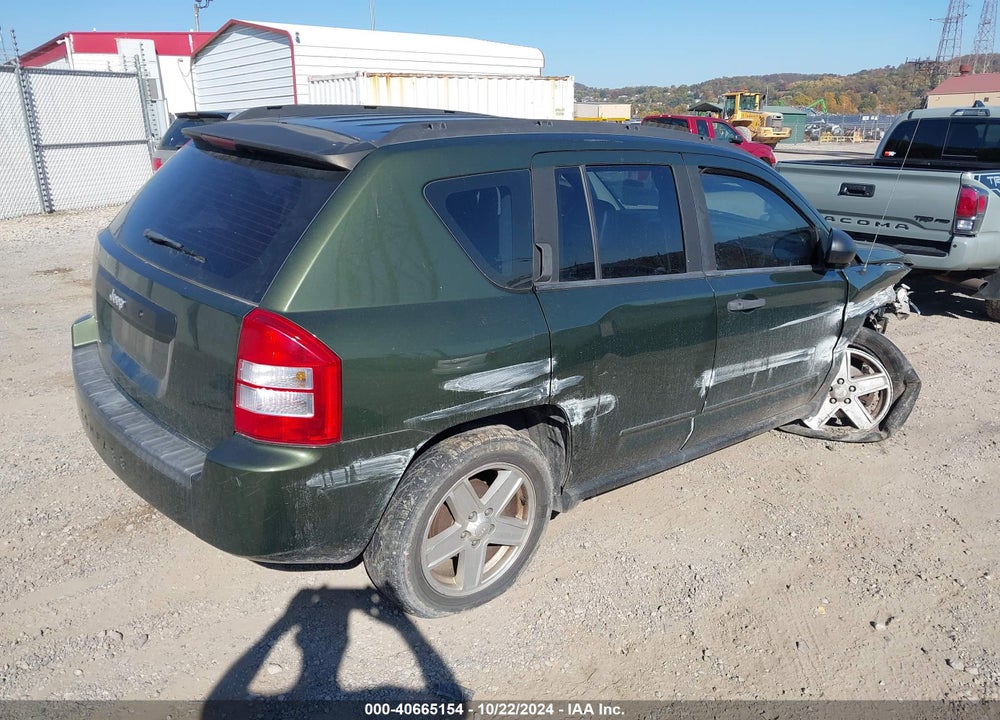 2008 JEEP COMPASS SPORT VIN: 1J8FT47068D792537