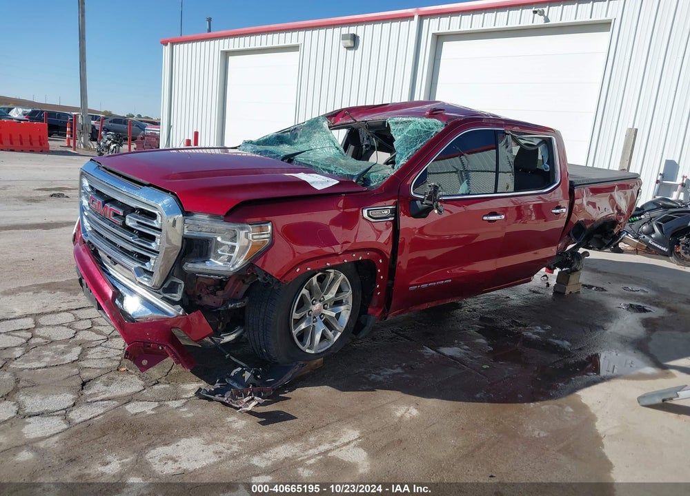 2019 GMC SIERRA 1500 SLT VIN: 3GTU9DEL5KG138956