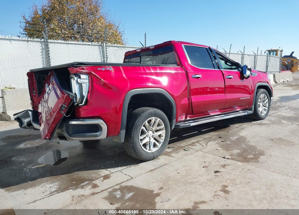 2019 GMC SIERRA 1500 SLT VIN: 3GTU9DEL5KG138956