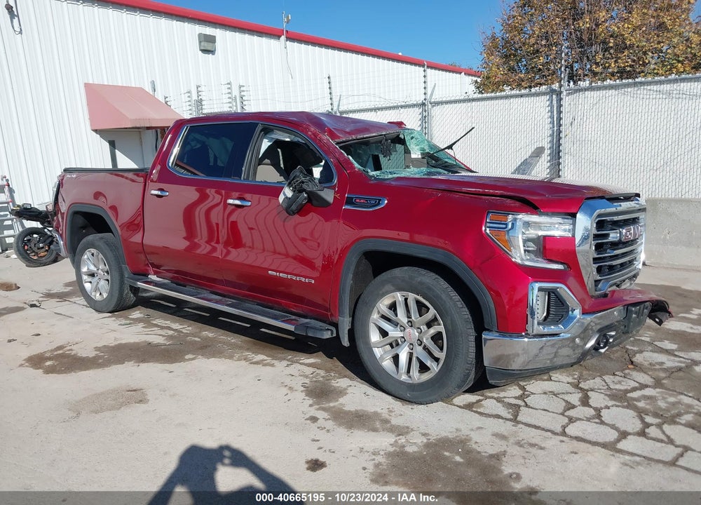 2019 GMC SIERRA 1500 SLT VIN: 3GTU9DEL5KG138956