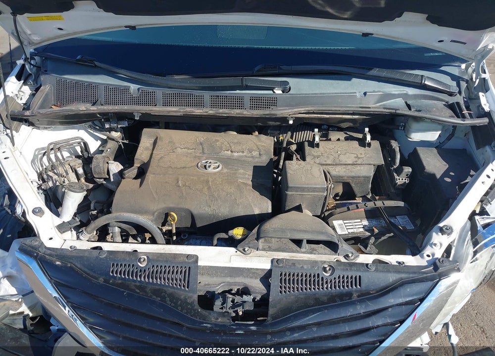 2012 TOYOTA SIENNA LE V6 8 PASSENGER VIN: 5TDKK3DC6CS210614