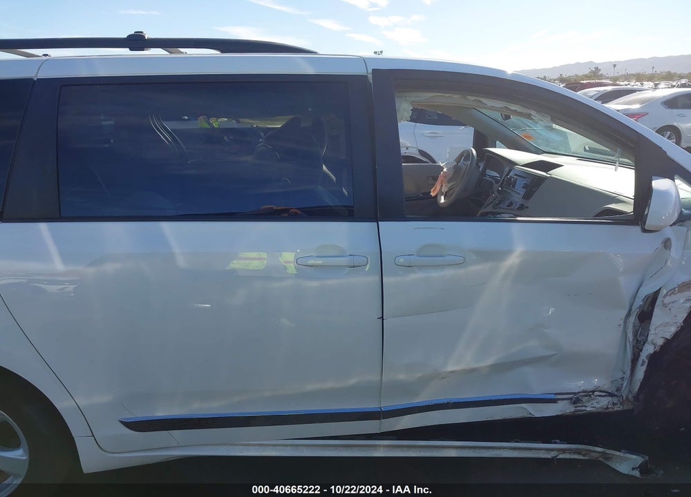 2012 TOYOTA SIENNA LE V6 8 PASSENGER VIN: 5TDKK3DC6CS210614