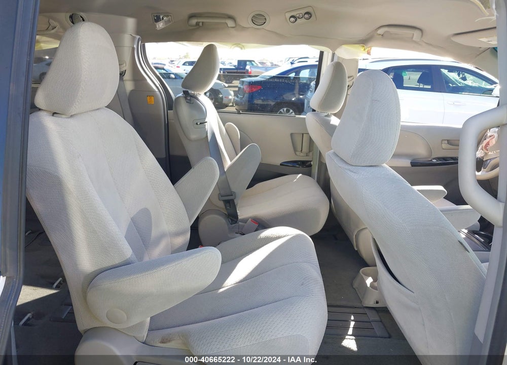 2012 TOYOTA SIENNA LE V6 8 PASSENGER VIN: 5TDKK3DC6CS210614