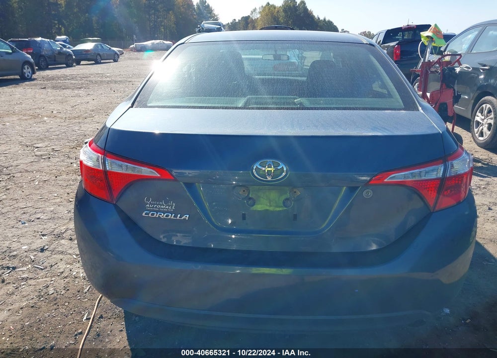 2016 TOYOTA COROLLA L VIN: 2T1BURHE5GC556595