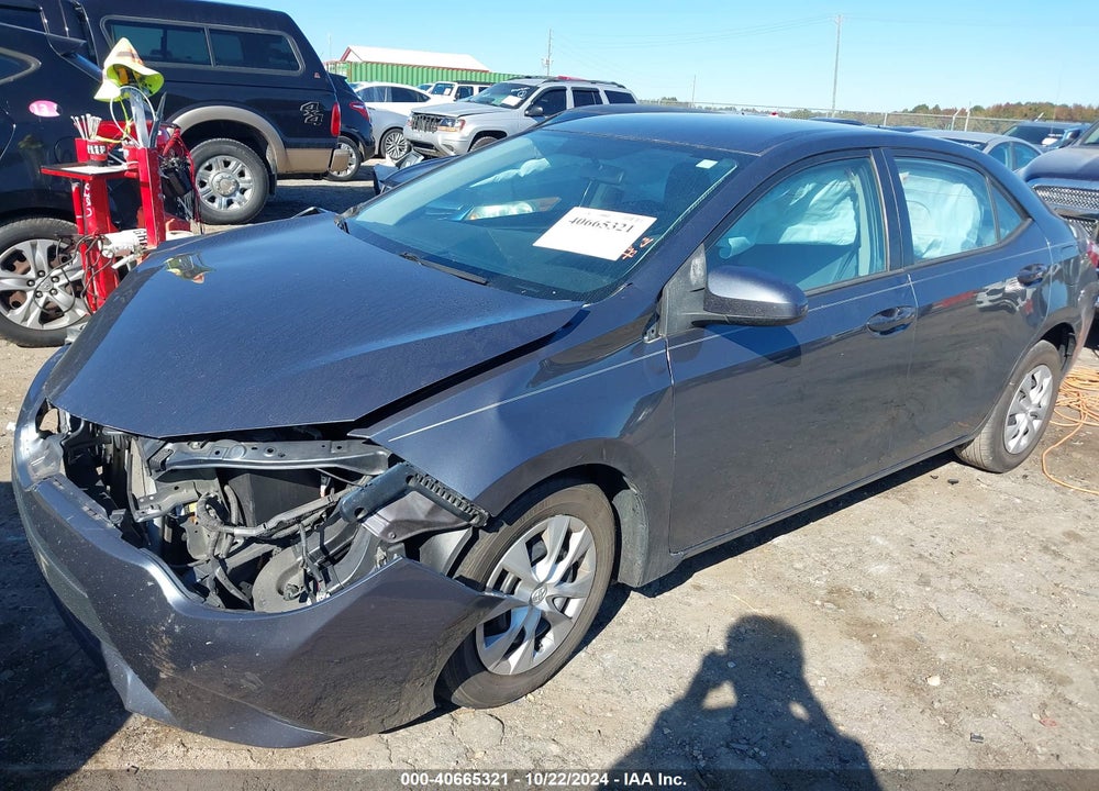 2016 TOYOTA COROLLA L VIN: 2T1BURHE5GC556595