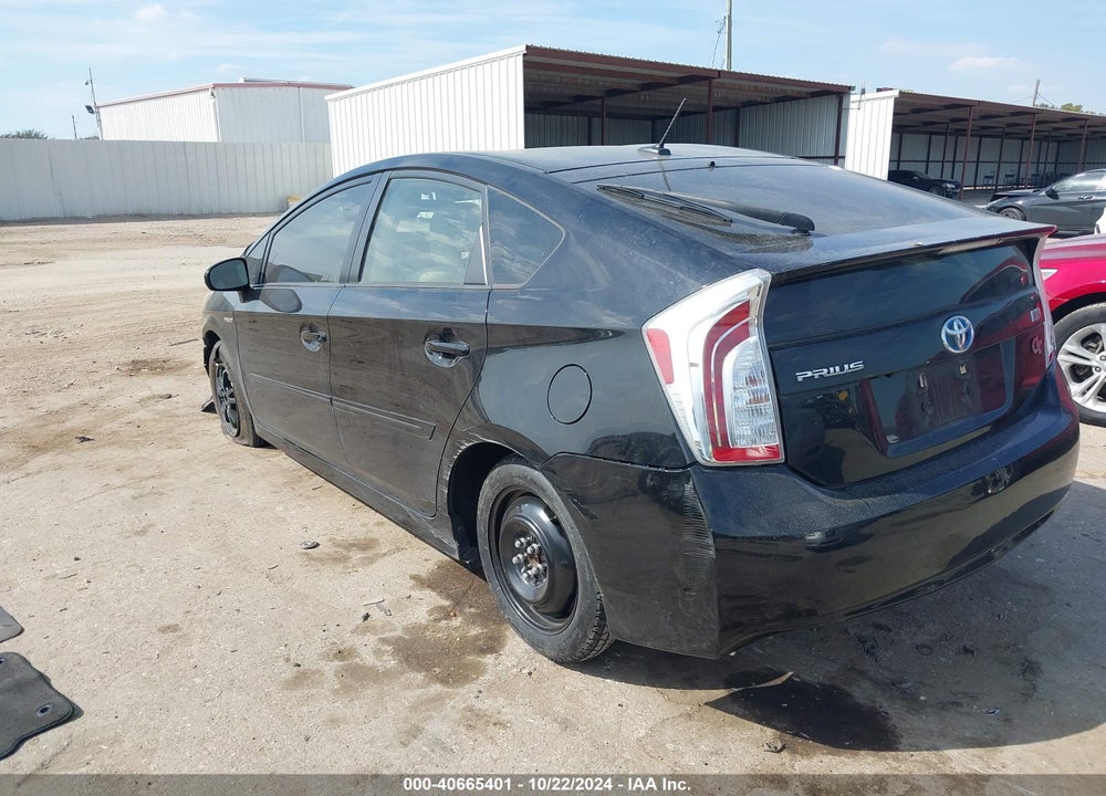 2012 TOYOTA PRIUS THREE VIN: JTDKN3DUXC5439559