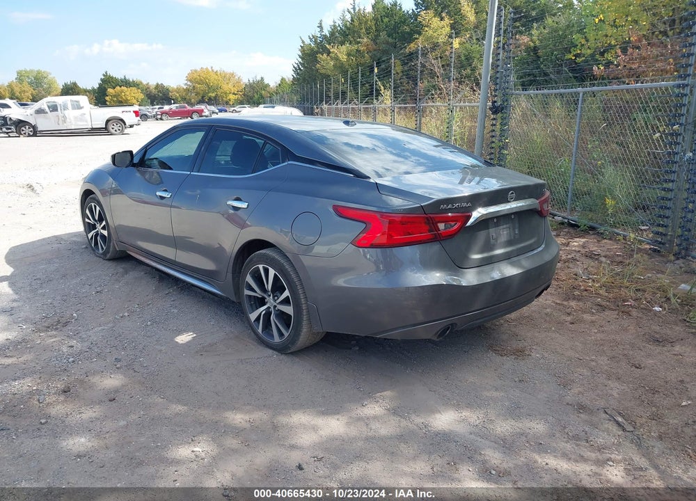 2017 NISSAN MAXIMA 3.5 SV VIN: 1N4AA6AP3HC390236