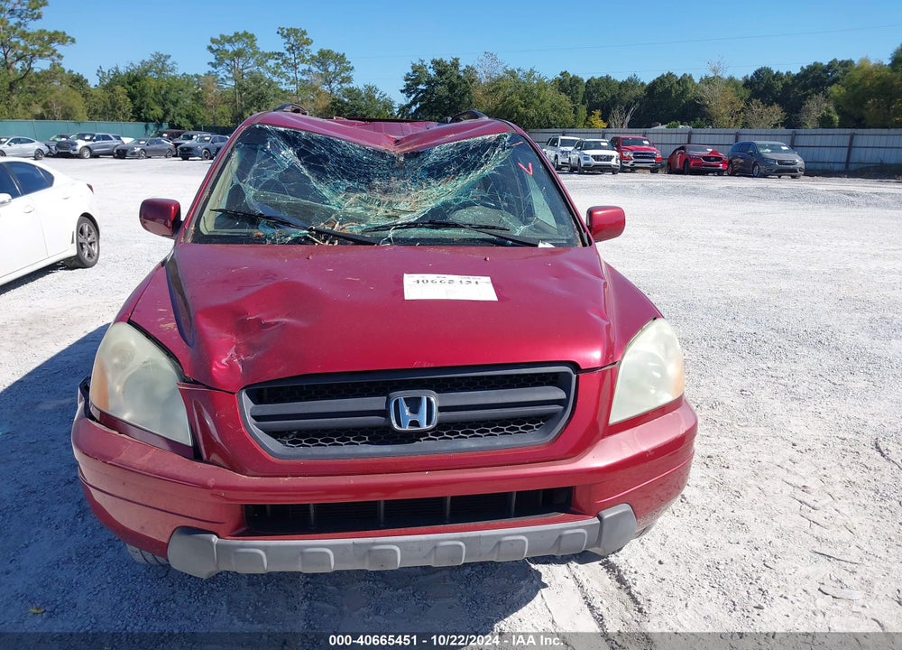 2004 HONDA PILOT EX-L VIN: 2HKYF18504H552517