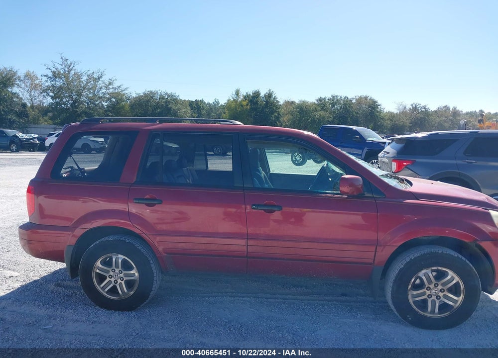 2004 HONDA PILOT EX-L VIN: 2HKYF18504H552517