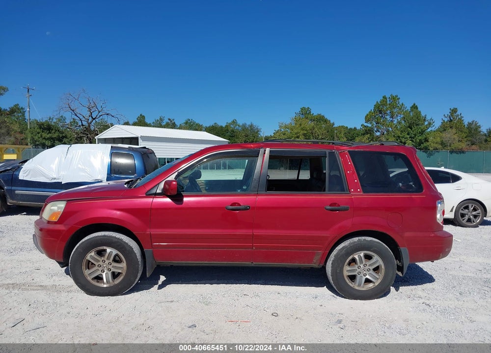 2004 HONDA PILOT EX-L VIN: 2HKYF18504H552517