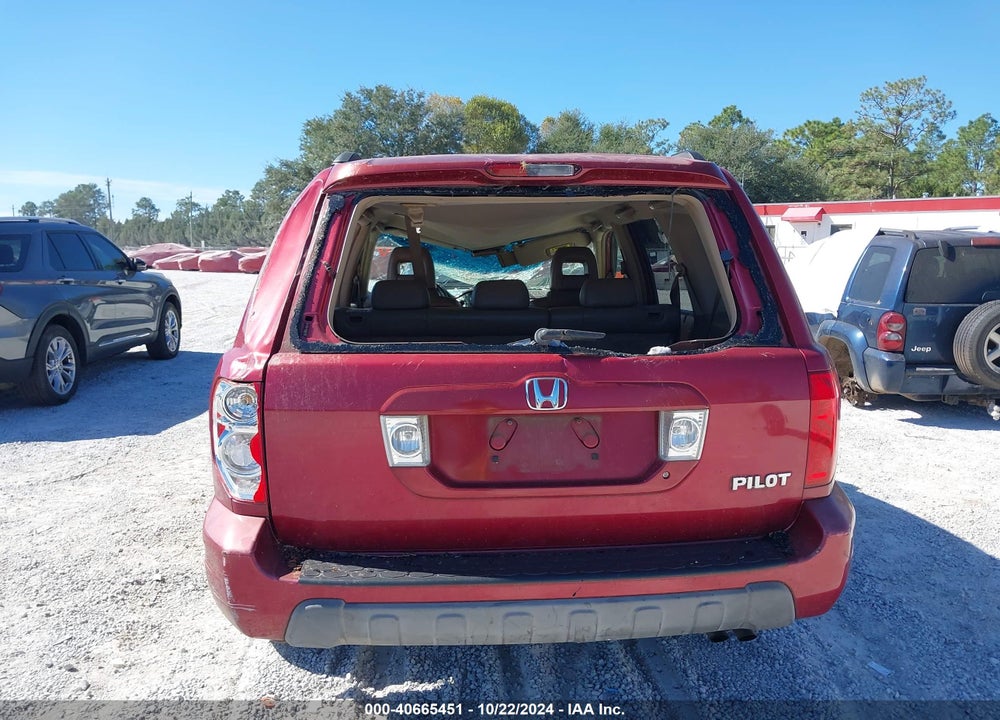2004 HONDA PILOT EX-L VIN: 2HKYF18504H552517