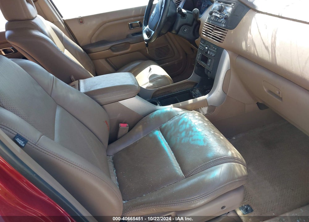 2004 HONDA PILOT EX-L VIN: 2HKYF18504H552517