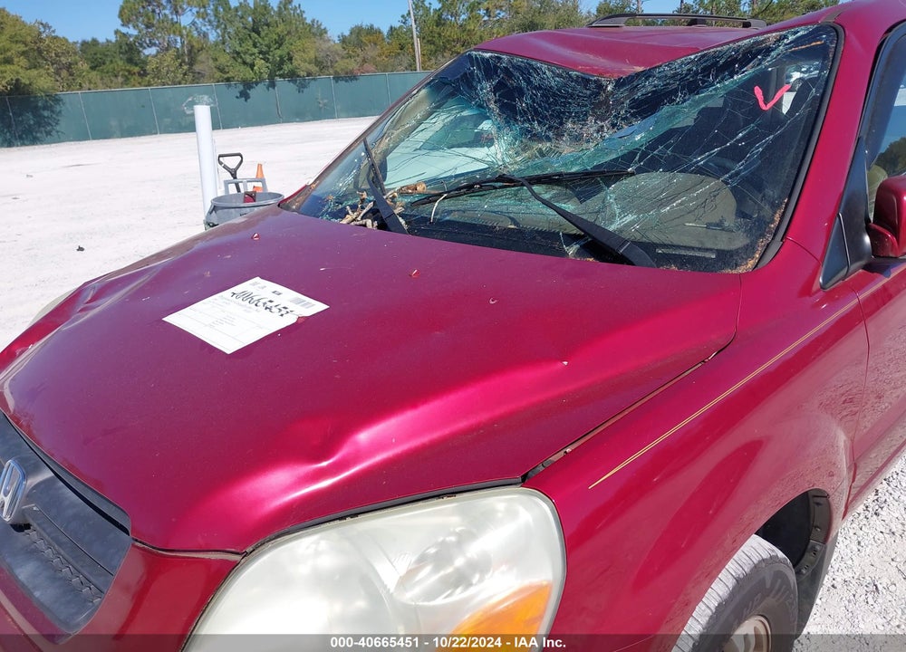 2004 HONDA PILOT EX-L VIN: 2HKYF18504H552517