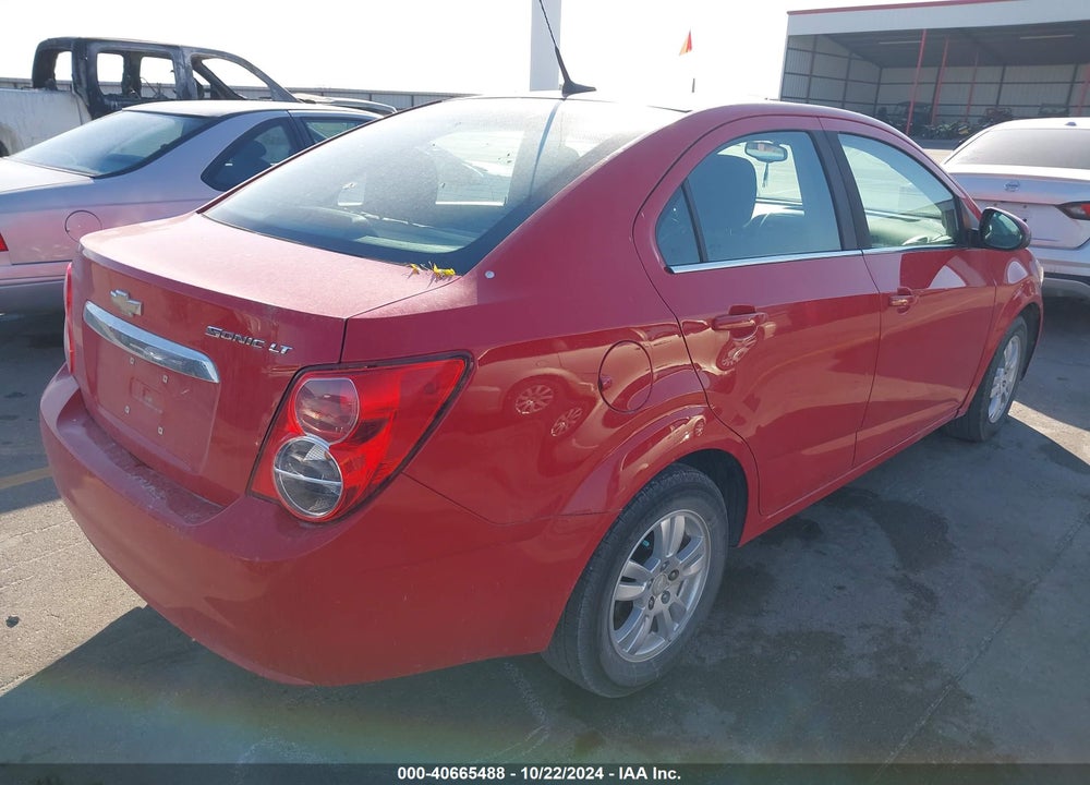 2013 CHEVROLET SONIC LT AUTO VIN: 1G1JC5SH4D4197760