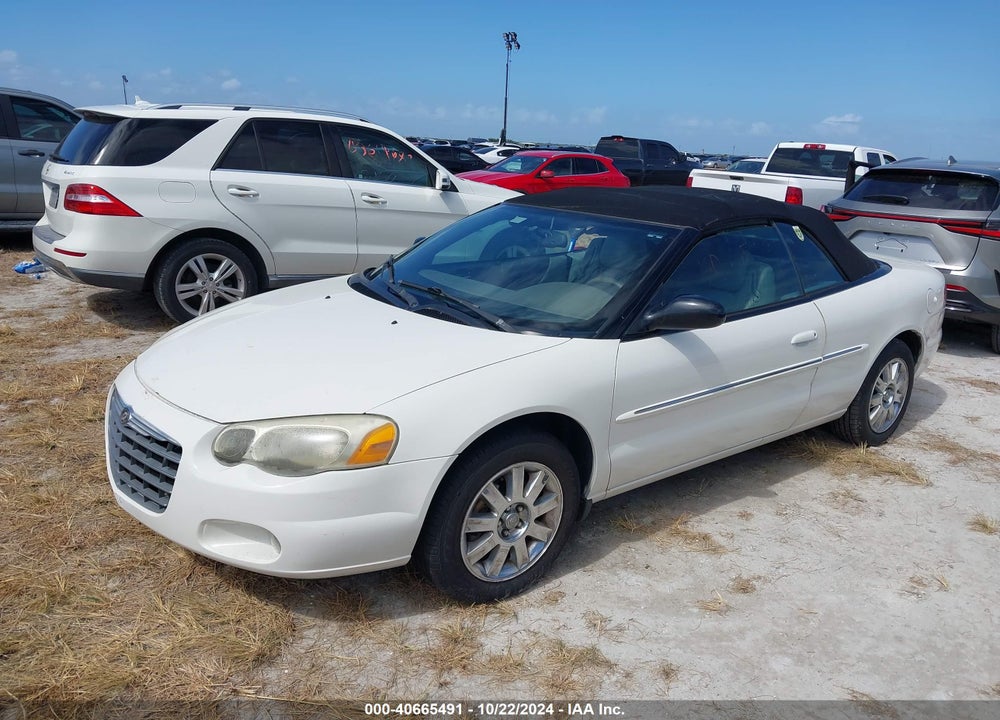2004 CHRYSLER SEBRING LIMITED VIN: 1C3EL65R04N375813