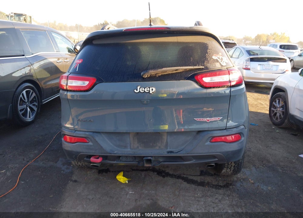 2015 JEEP CHEROKEE TRAILHAWK VIN: 1C4PJMBS7FW735274