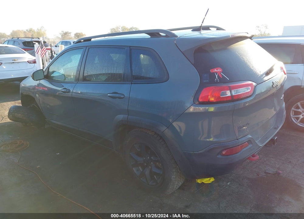 2015 JEEP CHEROKEE TRAILHAWK VIN: 1C4PJMBS7FW735274