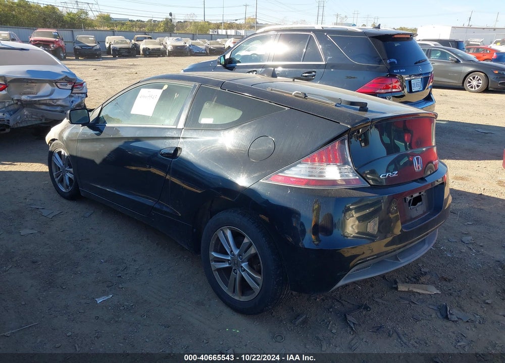 2011 HONDA CR-Z EX VIN: JHMZF1C63BS013018
