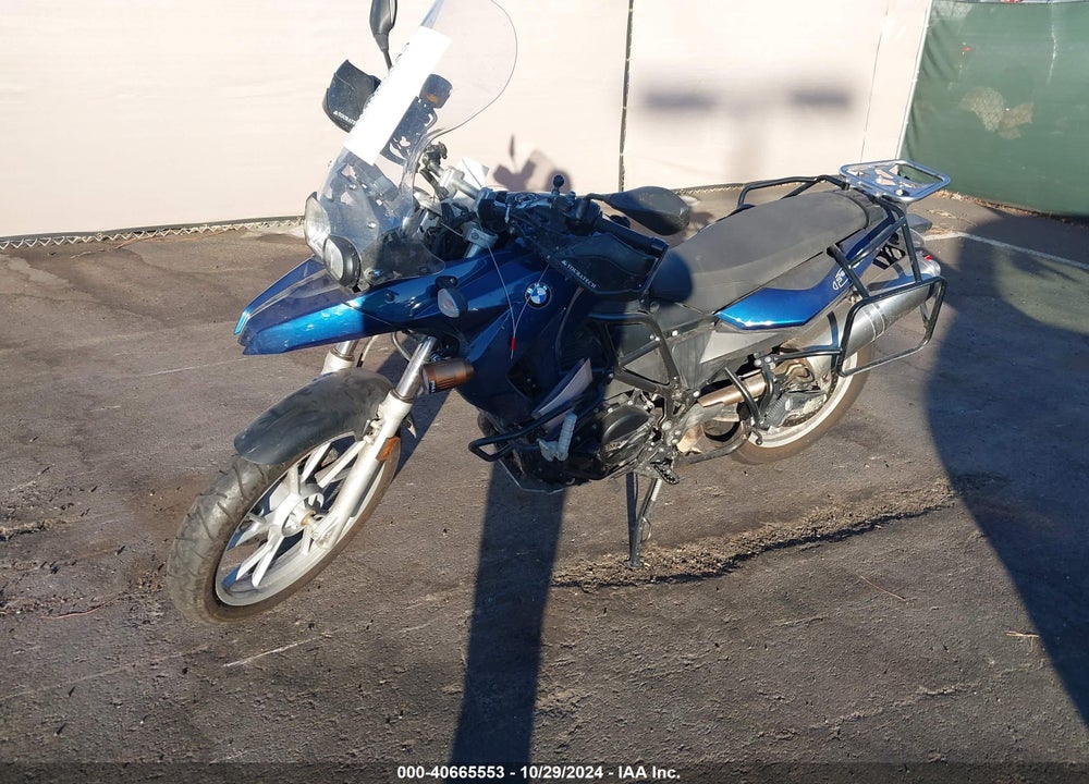 2011 BMW F650 GS VIN: WB1022804BZW91345