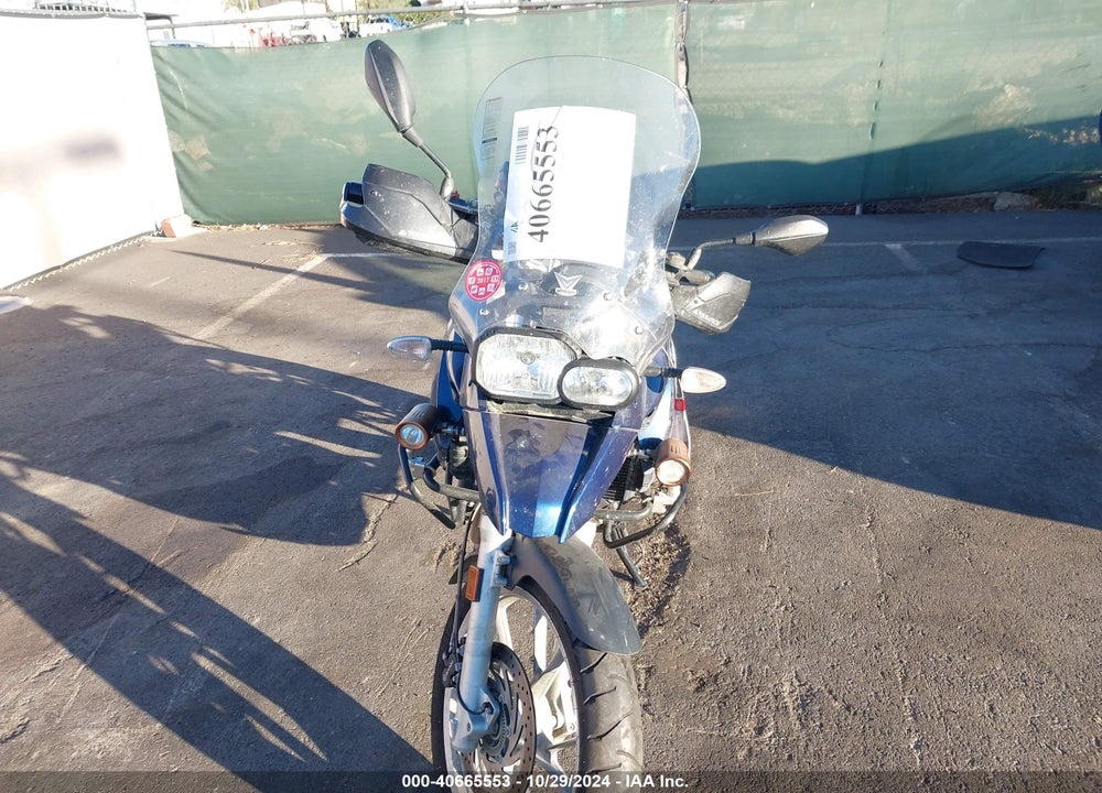 2011 BMW F650 GS VIN: WB1022804BZW91345