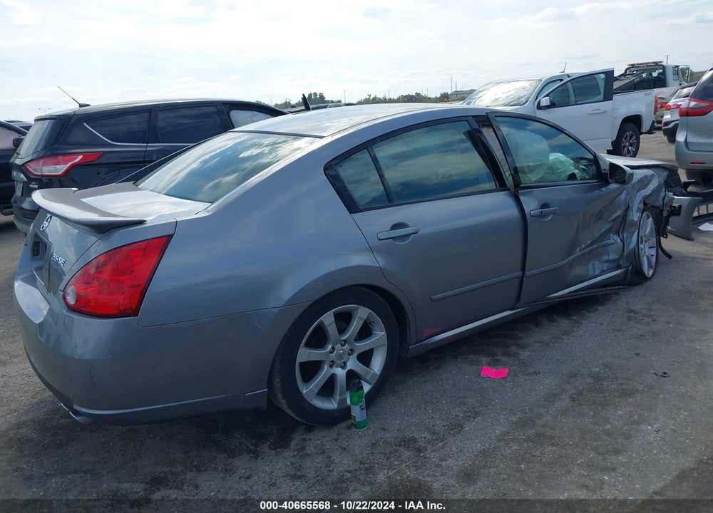 2008 NISSAN MAXIMA 3.5 SE VIN: 1N4BA41E18C821535