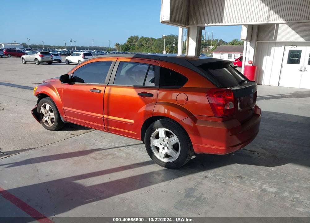 2007 DODGE CALIBER SXT VIN: 1B3HB48B07D591560