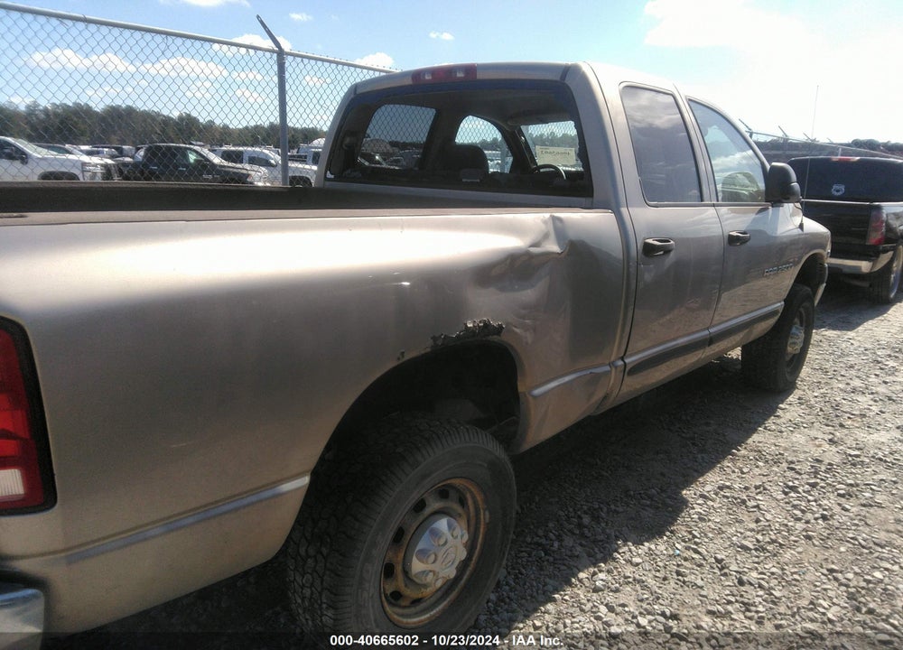 2003 DODGE RAM 2500 SLT/LARAMIE/ST VIN: 3D7KU286X3G755888