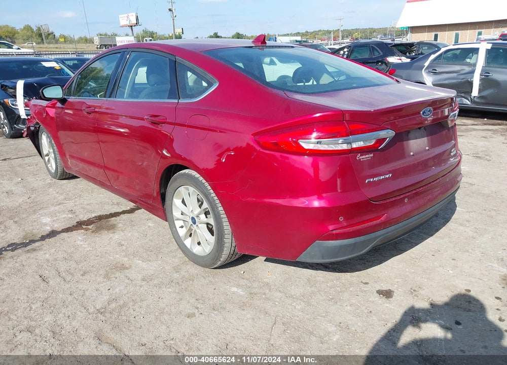 2019 FORD FUSION SE VIN: 3FA6P0HD1KR171538