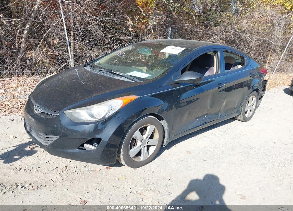 2013 HYUNDAI ELANTRA GLS VIN: 5NPDH4AEXDH403987