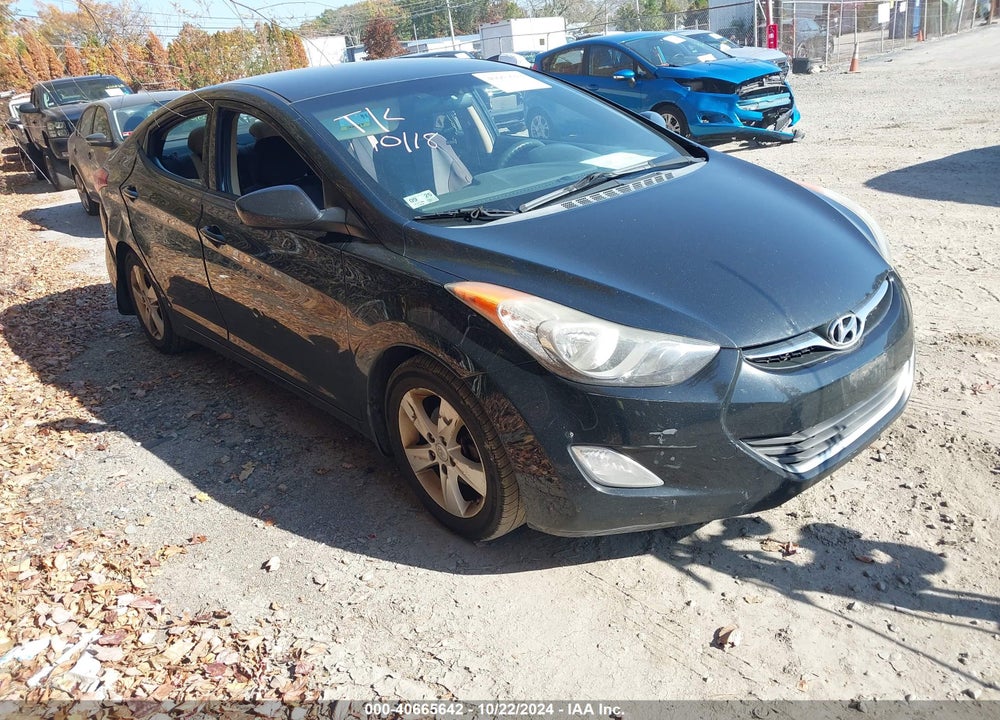 2013 HYUNDAI ELANTRA GLS VIN: 5NPDH4AEXDH403987