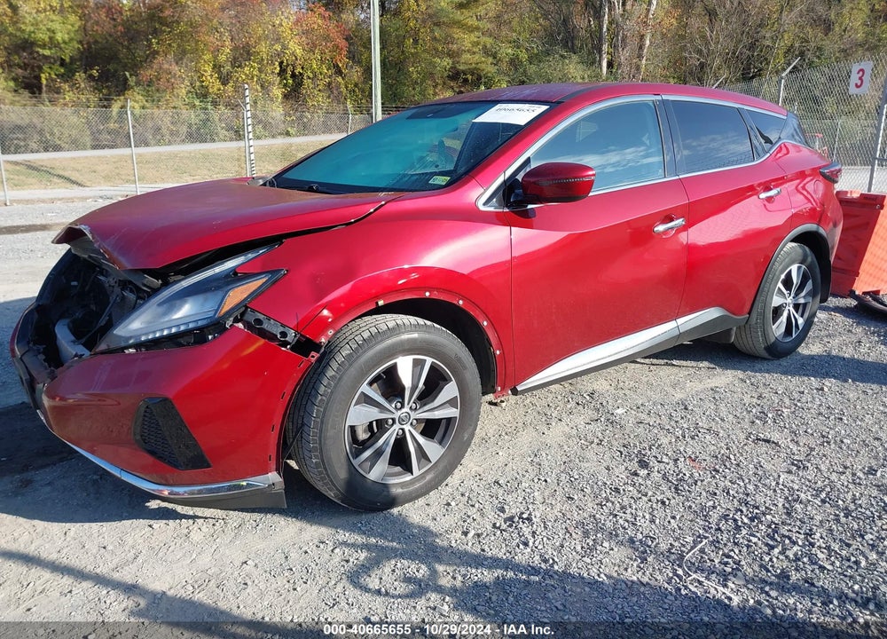 2019 NISSAN MURANO S VIN: 5N1AZ2MS9KN141068