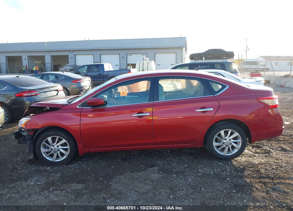 2014 NISSAN SENTRA SV VIN: 3N1AB7AP8EY273576