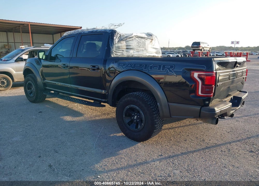 2018 FORD F-150 RAPTOR VIN: 1FTFW1RG3JFD12407