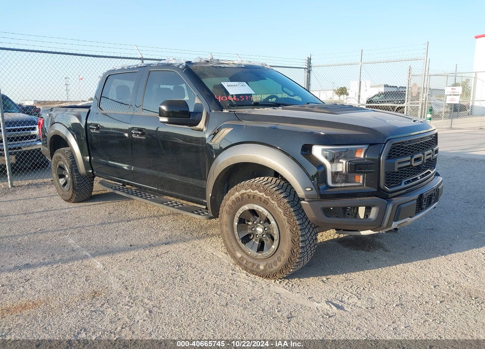2018 FORD F-150 RAPTOR VIN: 1FTFW1RG3JFD12407
