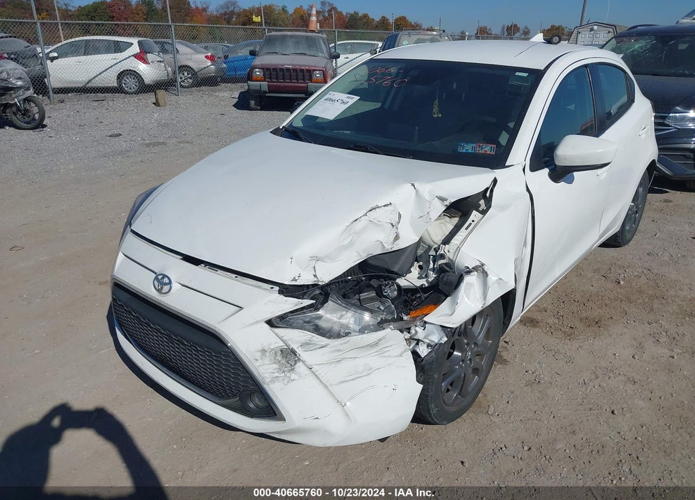 2020 TOYOTA YARIS LE VIN: 3MYDLBJV7LY709132