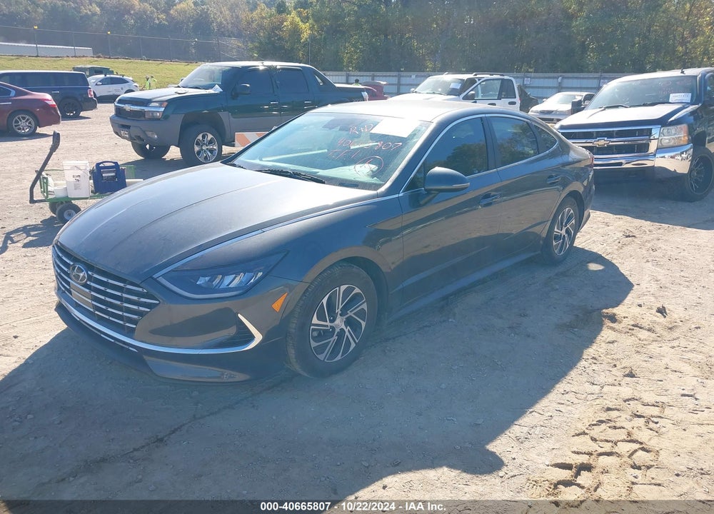 2021 HYUNDAI SONATA BLUE VIN: KMHL24JJ8MA029117