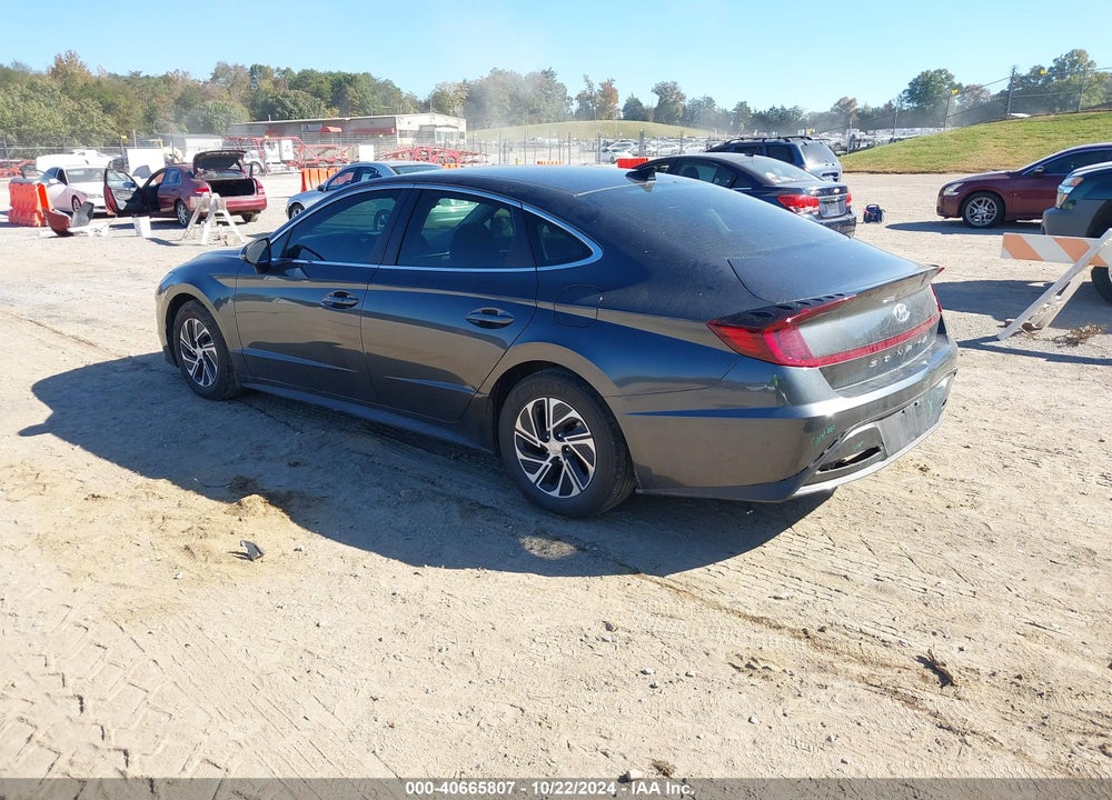 2021 HYUNDAI SONATA BLUE VIN: KMHL24JJ8MA029117