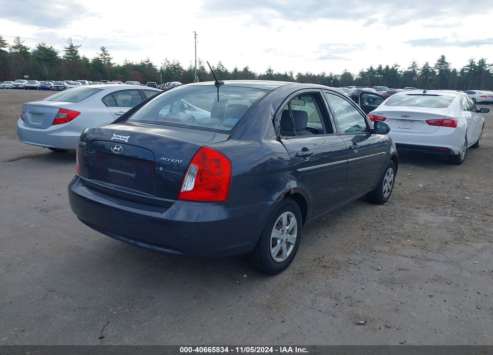 2010 HYUNDAI ACCENT GLS VIN: KMHCN4AC5AU470819