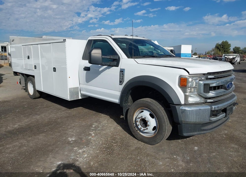 2021 FORD F-550 CHASSIS XL VIN: 1FDUF5GT6MDA12581
