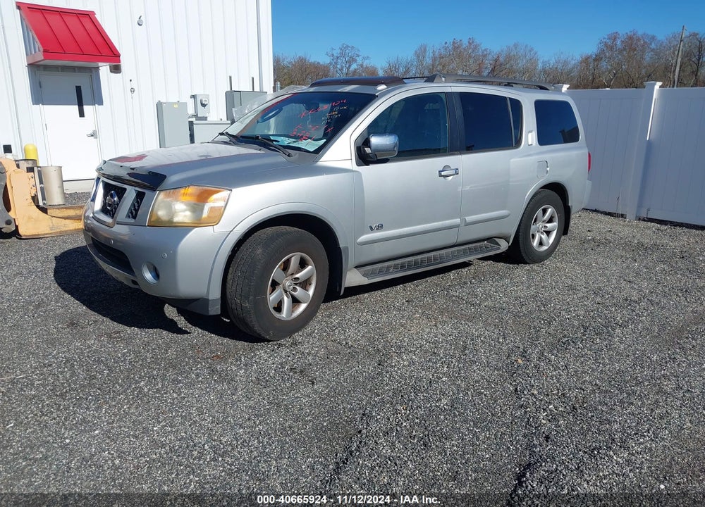 2008 NISSAN ARMADA SE VIN: 5N1AA08C38N621890