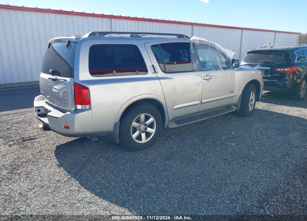 2008 NISSAN ARMADA SE VIN: 5N1AA08C38N621890