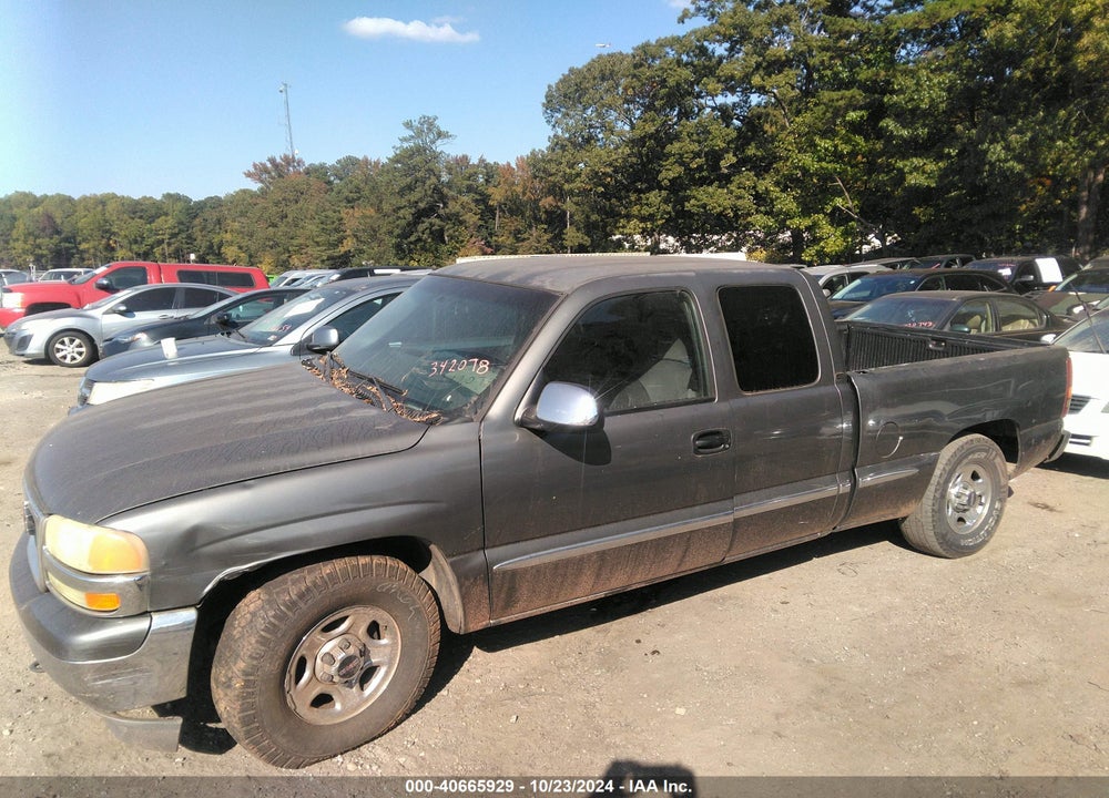 2001 GMC SIERRA 1500 SLE VIN: 2GTEC19V311342078