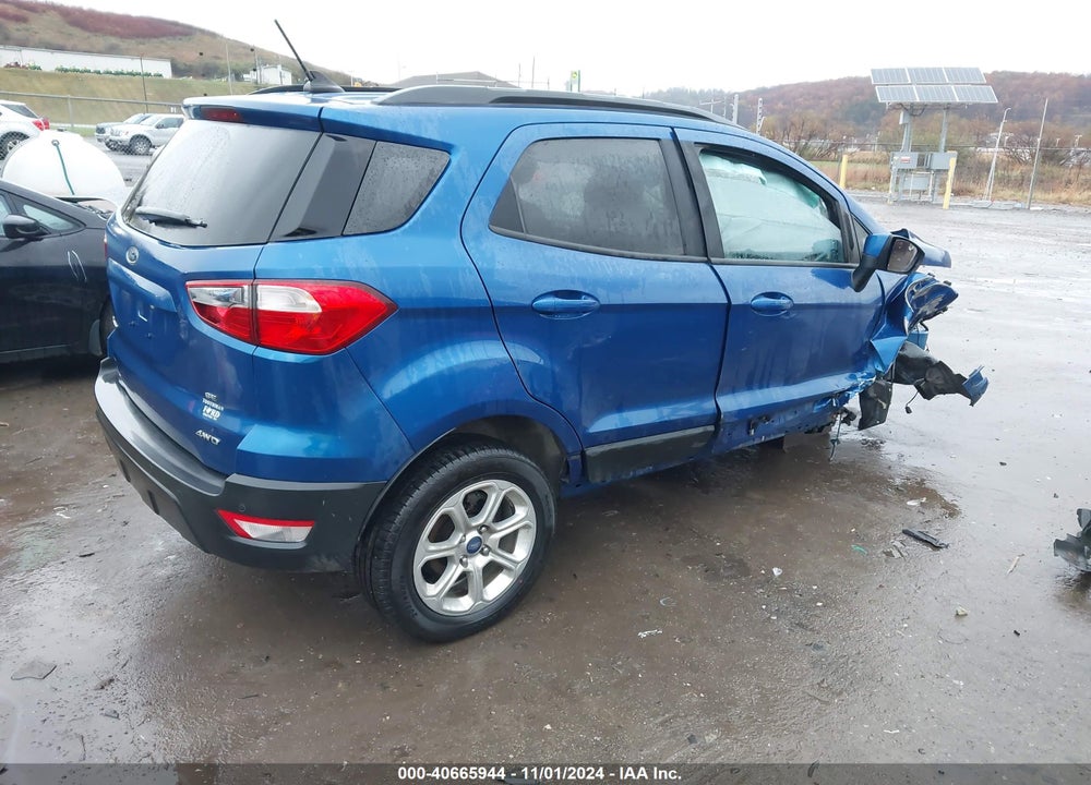 2019 FORD ECOSPORT SE VIN: MAJ6S3GL8KC266962