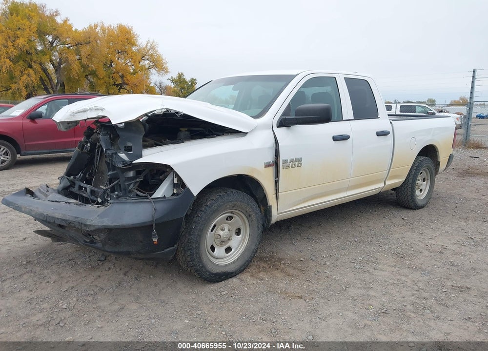 2017 RAM 1500 TRADESMAN QUAD CAB 4X4 6'4 BOX VIN: 1C6RR7FT9HS592447