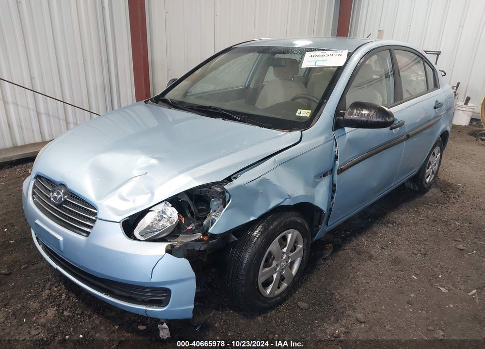 2009 HYUNDAI ACCENT GLS VIN: KMHCM46C89U299085